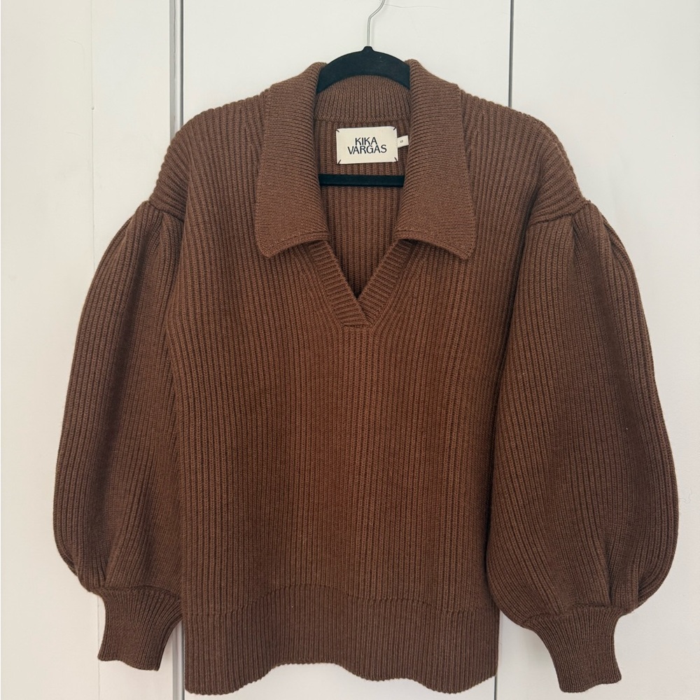KIKA VARGAS Greta 100% Extrafine Merino Wool Sweater